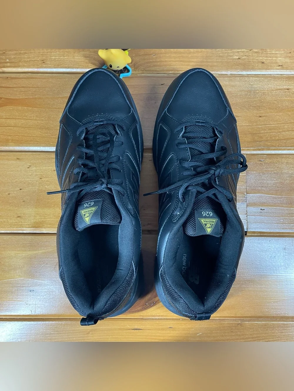 New Balance 626 Industrial Mens 15 4E Black Leather Slip Resistant Work Shoes